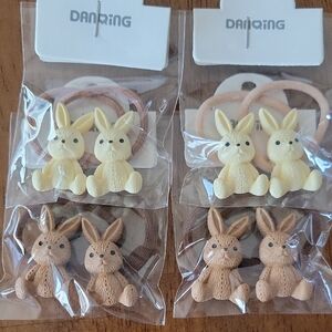 🛍3 For $18🛍Bunny Hair Ties Set